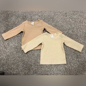 H&M organic cotton ribbed baby tops